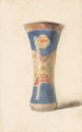Vase dipinto con base blu - Friedrich Carl von Scheidlin — vista dell’opera