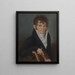 Adolph Friedrich Theodor Gritzner - Friedrich Christian Krieger — quadro incorniciato alla parete