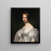 Ritratto di Caroline Krafft nata Platner 1811–1873 - Friedrich Drück — quadro incorniciato alla parete