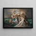 Poseidone e le Nereidi - Friedrich Ernst Wolfrom — quadro incorniciato alla parete