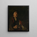 Il bevitore - Friedrich Fehr — quadro incorniciato alla parete