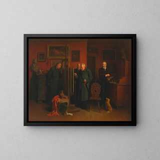 Friedrich Friedlnder - Der Maler Friedlnder in seinem Atelier.webp