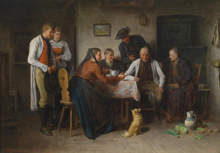 Friedrich Friedlnder - von Mahlheim Besuch des Brautwerbers.webp
