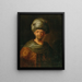 Un uomo barbuto in abito orientale - Friedrich Hartmann Barisien — quadro incorniciato alla parete