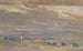 Paesaggio serale con campanile - Friedrich Hasslwander — vista dell’opera