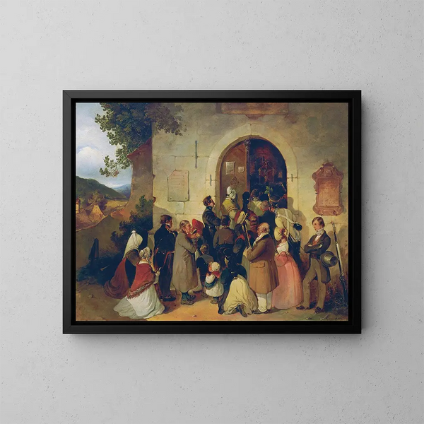 Pèlerin - Friedrich Johann Treml — quadro incorniciato alla parete