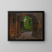 Porta della città, ingresso del castello di Wiesenburg in Marche - Friedrich Kallmorgen — quadro incorniciato alla parete