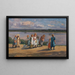 L' scuola è finita - Friedrich Kallmorgen — quadro incorniciato alla parete