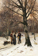 Foresta in inverno - Friedrich Kallmorgen — vista dell’opera