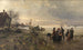 Inondazione del Reno vicino a Karlsruhe nel 1887 - Friedrich Kallmorgen — vista dell’opera