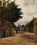 Rue estivale del villaggio - Friedrich Kallmorgen — vista dell’opera