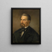 Johann Nepomuk Vogl, scrittore, poeta e pubblicista - Friedrich Krepp — quadro incorniciato alla parete