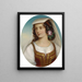 Filles in costume del sud Italia - Friedrich Krepp — quadro incorniciato alla parete