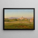 Vista sulla Basilica di Santa Croce in Gerusalemme Roma - Friedrich Loos — quadro incorniciato alla parete