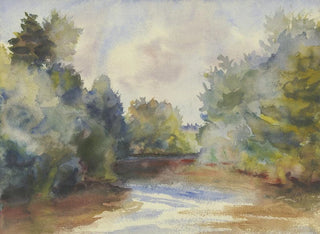 Paesaggio piatto - Friedrich Mook — vista dell’opera