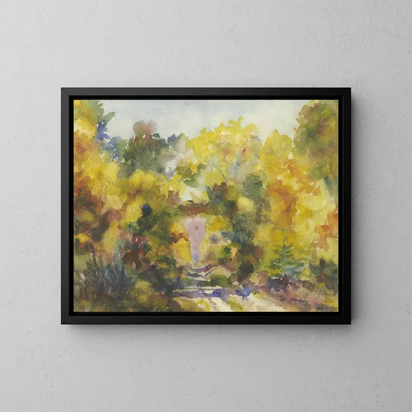 Sentier forestier - Friedrich Mook — quadro incorniciato alla parete