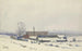 Giardino sotto la neve al Dornbusch - Friedrich Mook — vista dell’opera
