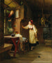 La visita segreta del pretendente - Friedrich Ortlieb — vista dell’opera