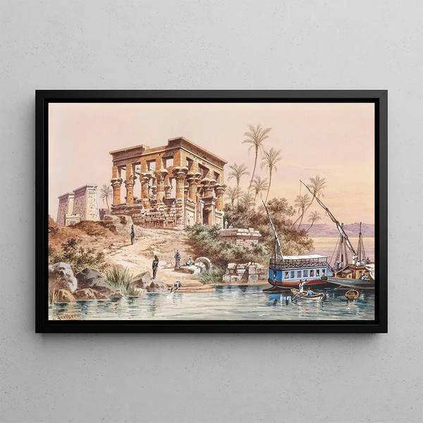 Friedrich Perlberg - Tempel von Philae.webp