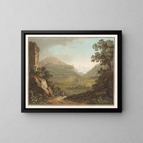 Haslital - Friedrich Rosenberg — quadro incorniciato alla parete