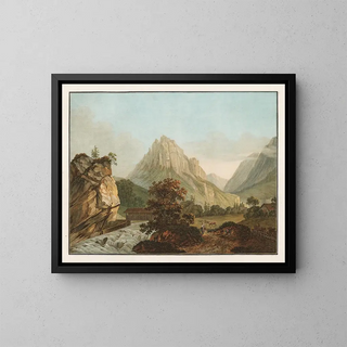 Friedrich Rosenberg - Vue du fond de la Vallee du Hasly Canton de Berne.webp