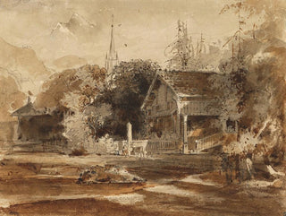 Friedrich Salath - Swiss village view.webp