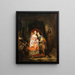 Paolo e Francesca - Friedrich Sturm — quadro incorniciato alla parete