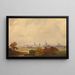Paesaggio autunnale in Olanda - Friedrich Voltz — quadro incorniciato alla parete