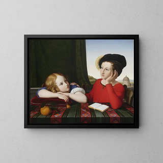 Friedrich Wilhelm Schadow - Childhood portrait of Wieczysaw Potocki and Konstanty Potocki.webp