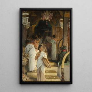 Friedrich Woldemar - Vor einem indischen Tempel.webp