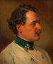 di Andreas Amerling nel ruolo del capitano del reggimento di fanteria n° 3, fratello dell'artista - Friedrich von Amerling — vista dell’opera
