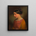 Ludmilla Amerling, figlia dell'artista bambino - Friedrich von Amerling — quadro incorniciato alla parete