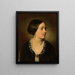 Ritratto di Katarzyna Potocka nata Branicka 1825-1907 - Friedrich von Amerling — quadro incorniciato alla parete