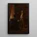 Le professeur Dr Ignaz Rudolf Bischoff von Altenstern dictant à son épouse Johanna - Friedrich von Amerling — quadro incorniciato alla parete