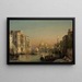 Le Grand Canal à Venise avec vue sur Santa Maria della Salute - Friedrich von Nerly — quadro incorniciato alla parete