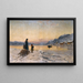 Giorno d'Inverno nel Fiordo - Frithjof Smith-Hald — quadro incorniciato alla parete