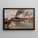 Usines à Ivry - Frits Thaulow — quadro incorniciato alla parete