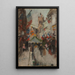 luglio a Dieppe - Frits Thaulow — quadro incorniciato alla parete