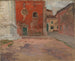 Mur rosso della chiesa a Venezia - Frits Thaulow — vista dell’opera
