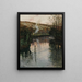 Tramonto sul fiume Arques a Piquigny - Frits Thaulow — quadro incorniciato alla parete