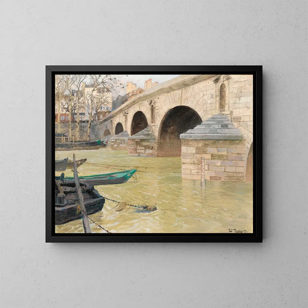 Le pont Marie à Paris - Frits Thaulow — quadro incorniciato alla parete