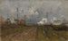 L'arrivo del treno - Frits Thaulow — vista dell’opera