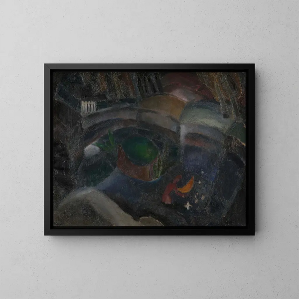 Pescare le stelle - Frits van den Berghe — quadro incorniciato alla parete