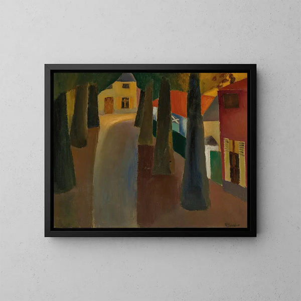 Lalle del castello BachteMaria Leerne - Frits van den Berghe — quadro incorniciato alla parete