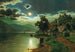 Notte alla luce della luna su un lago - Fritz Chwala — vista dell’opera