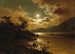 Chiaro di luna su un paesaggio lacustre - Fritz Chwala — vista dell’opera
