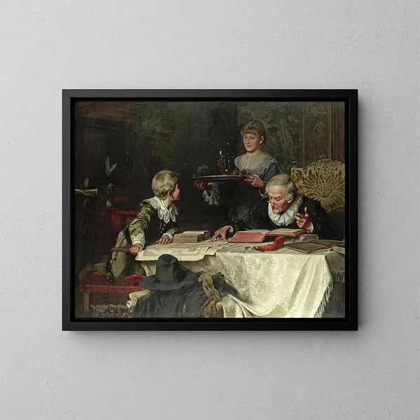 Il tutore assetato - Fritz Freund — quadro incorniciato alla parete