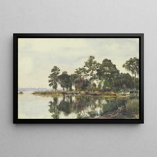 Fritz Hauck - Baumschlag am Wasser Jacksonville November 29 1904.webp