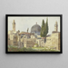 Vista parziale di Gerusalemme con vista sulla moschea di Omar - Fritz Hauck — quadro incorniciato alla parete