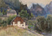 Vista di Johnsbach nella regione montuosa di Gesäuse - Fritz Lach — vista dell’opera